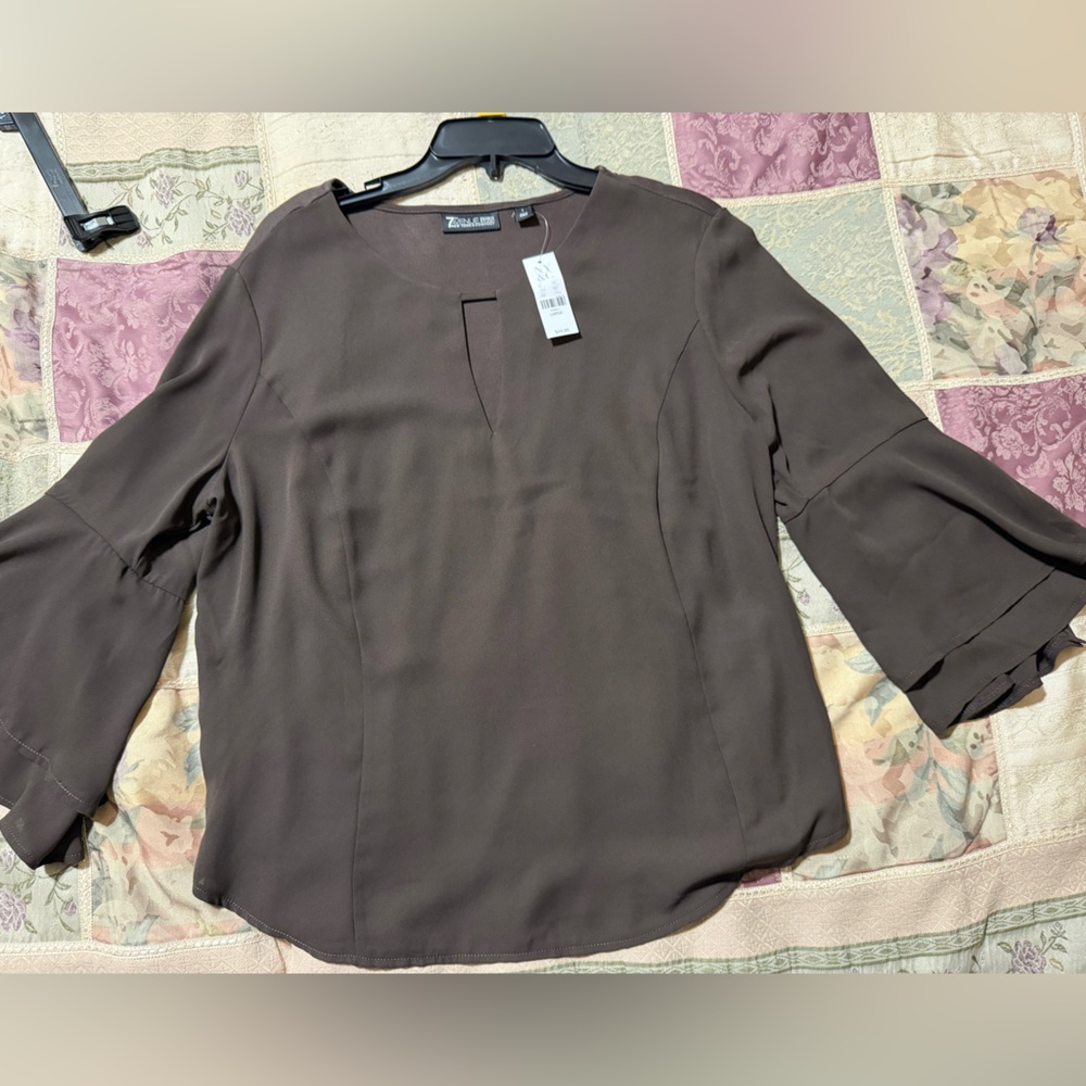 Dark Brown Blouse